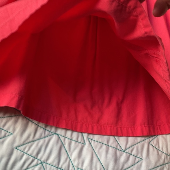 Gymboree dress red w Embroidery on top and a butterfly appliqué back zipper - Picture 7 of 7